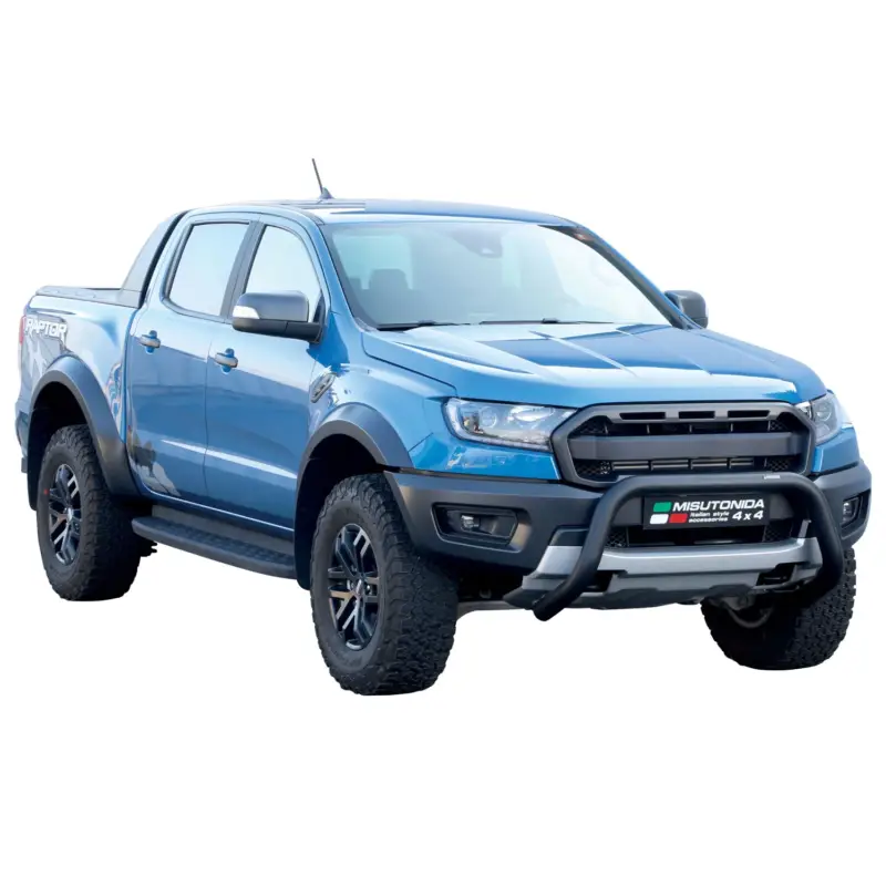 Frontbügel Frontschutzbügel für Ford Ranger Raptor 2019-2022 ø76mm Stahl Schwarz Saisonangebot
