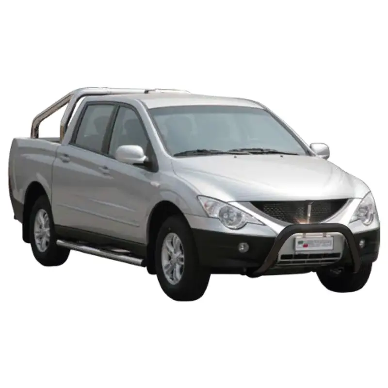 Nur Für Kurze Zeit Frontbügel Frontschutzbügel für Ssangyong Actyon Sports 2007-2012 ø76 Schwarz