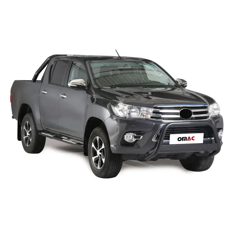 Frontbügel Frontschutzbügel für Toyota Hilux VIII 2018-2020 ø63mm Stahl Schwarz Sonderaktion