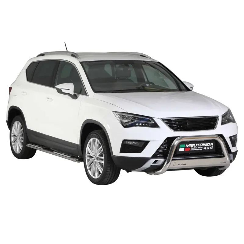 Garantierte Lieferung Frontbügel Frontschutzbügel für Seat Ateca 2016-2020 ø63mm Stahl Silber Schutz