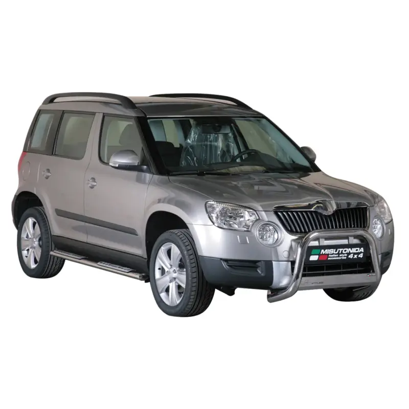 Highlight Frontbügel Frontschutzbügel für Skoda Yeti 2010-2013 ø63mm Stahl Silber Schutz