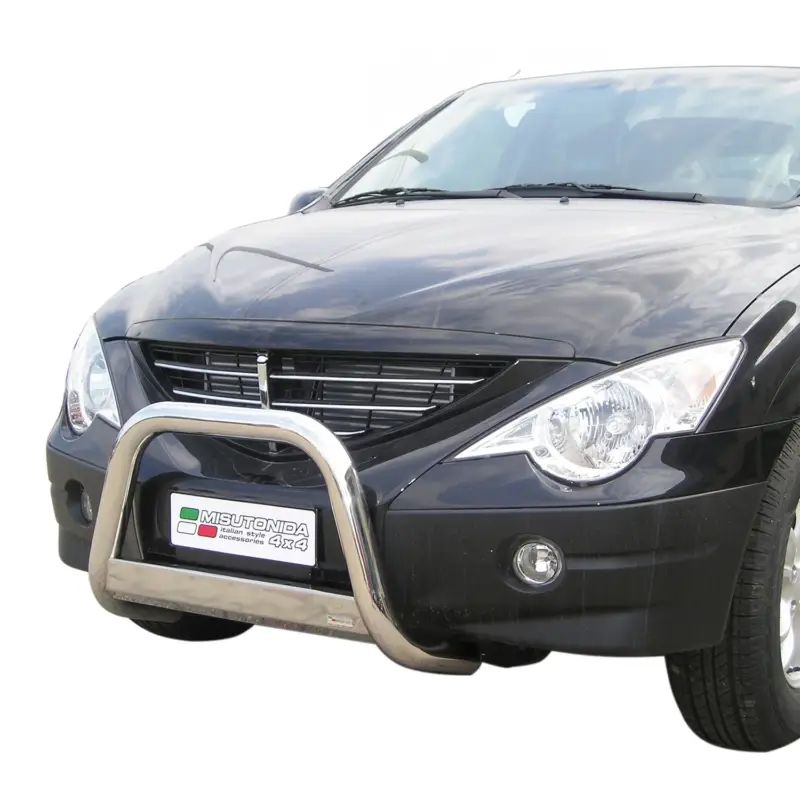 Frontbügel Frontschutzbügel für Ssangyong Actyon 2006-2012 ø63mm Stahl Silber Solange Der Vorrat Reicht