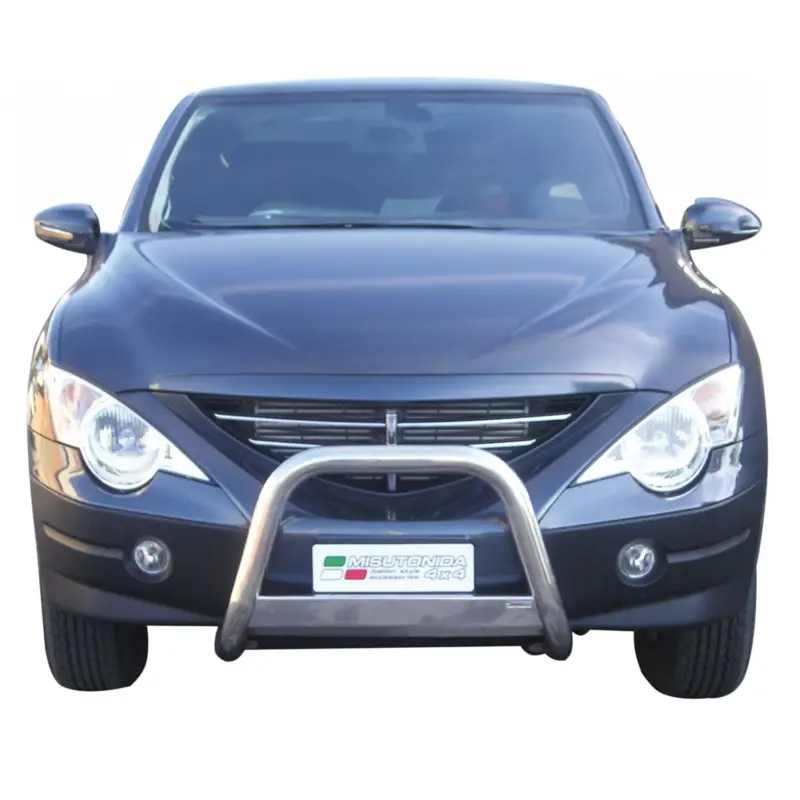 Frontbügel Frontschutzbügel für Ssangyong Actyon Sports 2007-2012 ø63 Stahl Grau Schnäppchen