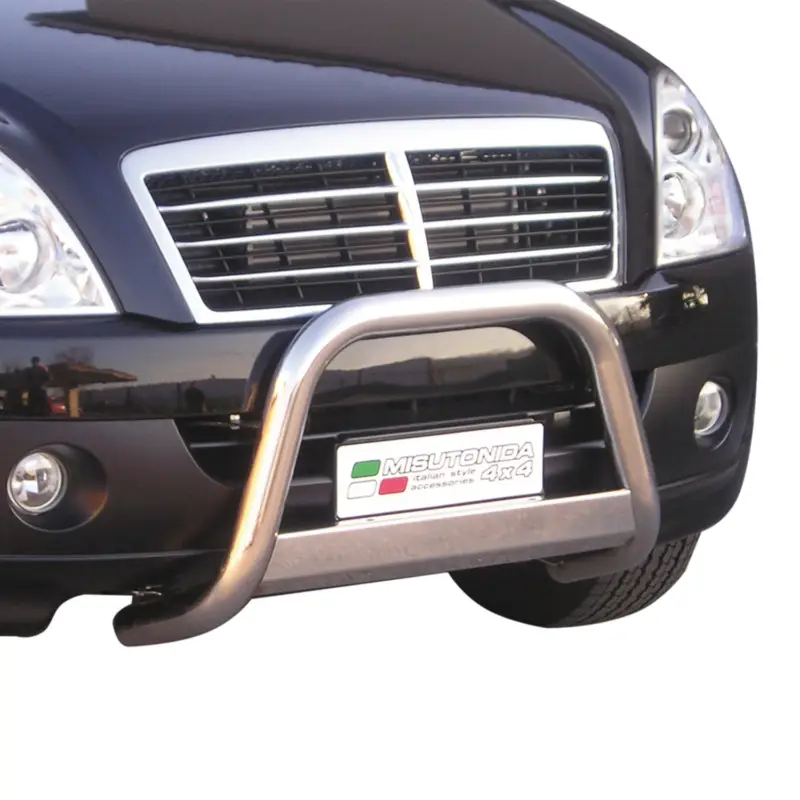 Neue Kollektion Frontbügel Frontschutzbügel für Ssangyong Rexton 2006-2012 ø63mm Stahl Silber