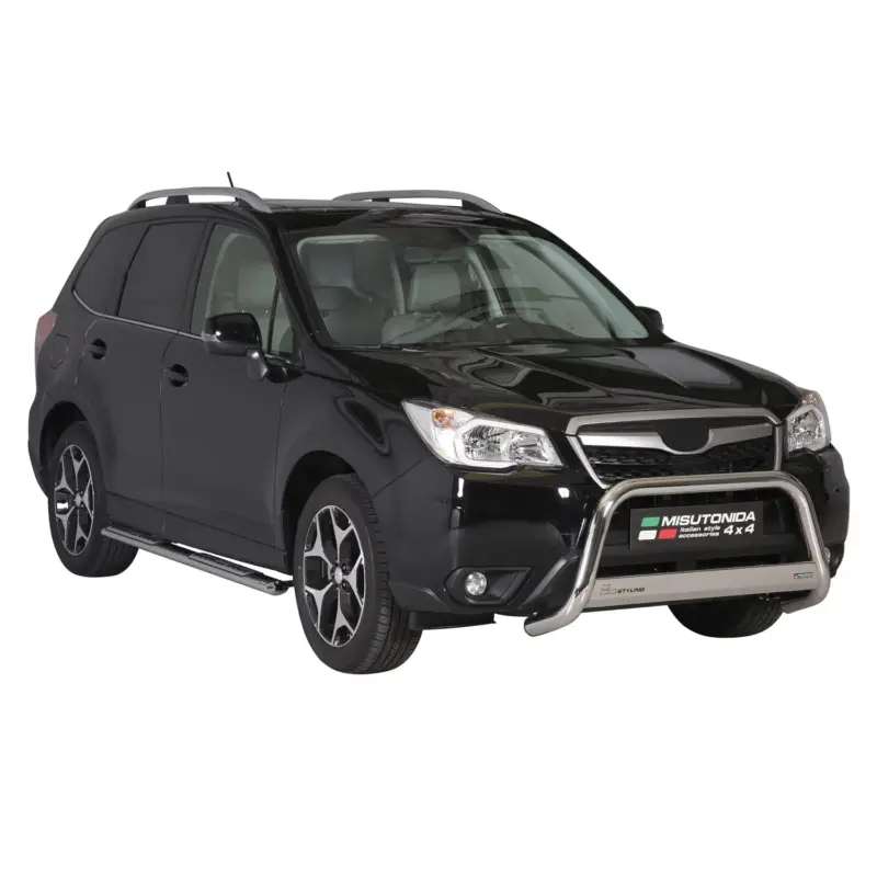 Solange Der Vorrat Reicht Frontbügel Frontschutzbügel für Subaru Forester IV 2013-2015 ø63mm Stahl Silber