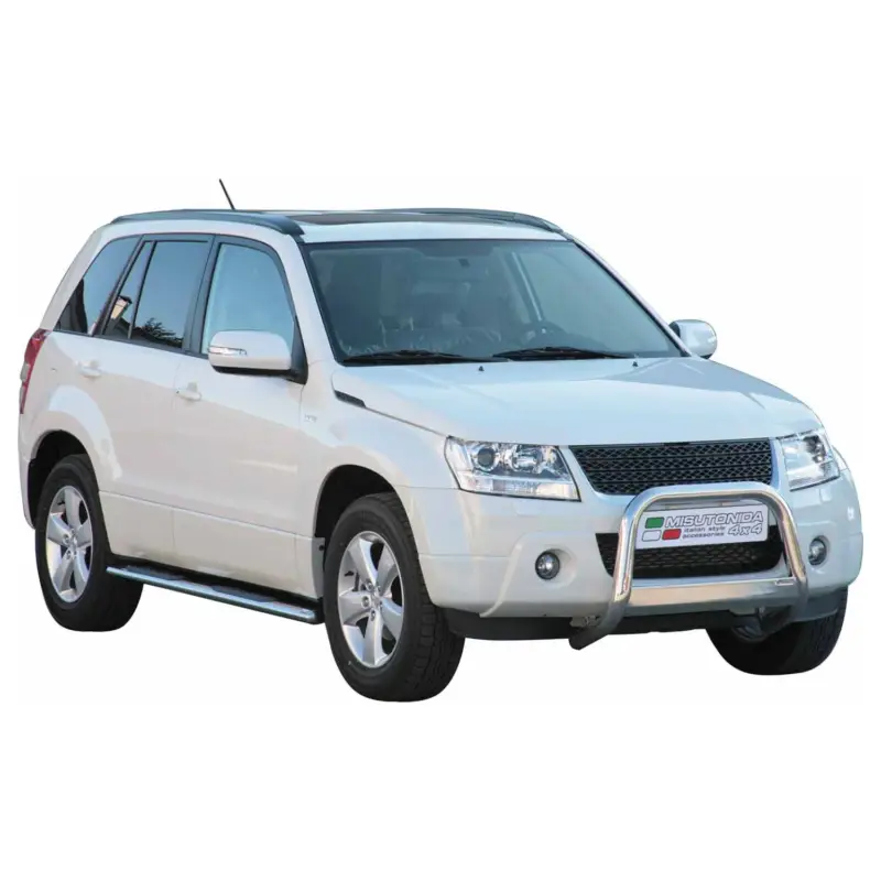 Frontbügel Frontschutzbügel für Suzuki Grand Vitara 2009-2011 ø63mm Stahl Silber Sonderaktion
