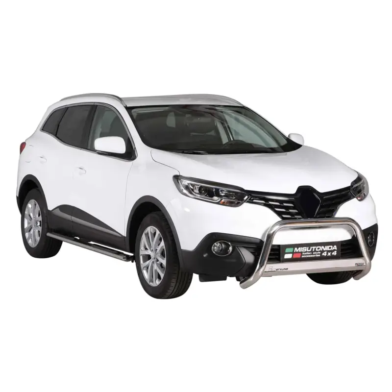 Frontbügel Frontschutzbügel für Renault Kadjar 2015-2018 ø63mm Stahl Silber Neue Ware