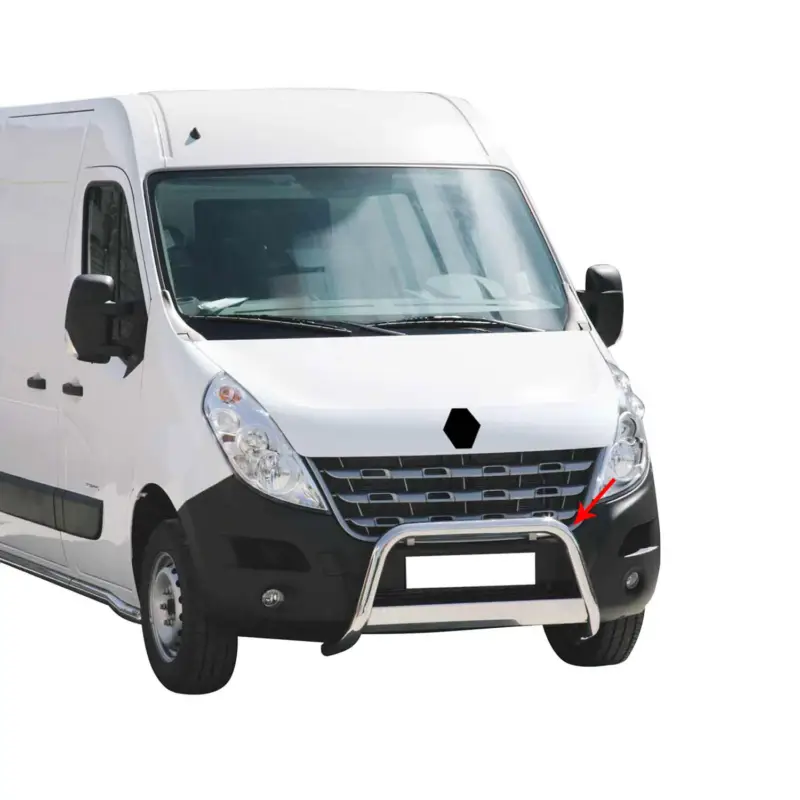 Frontbügel Frontschutzbügel für Renault Master 2010-2018 ø63mm Stahl Silber Saisonangebot