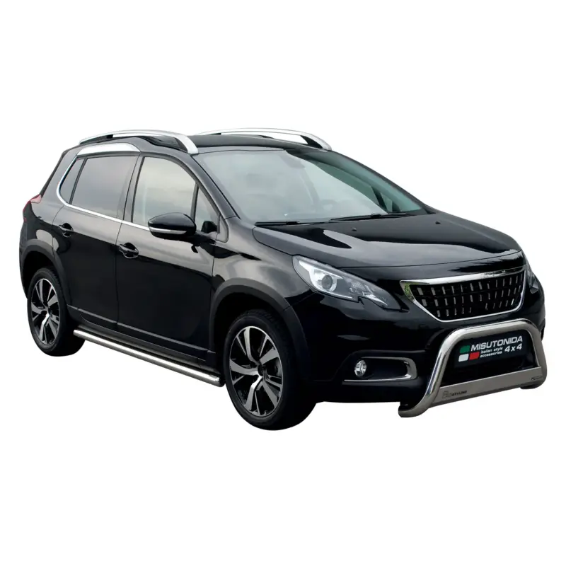 Frontbügel Frontschutzbügel für Peugeot 2008 2016-2019 ø63mm Stahl Silber Schutz Neuheit
