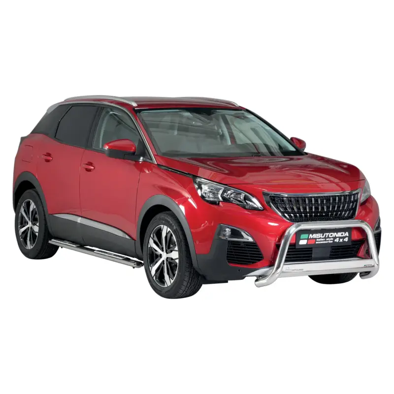 Günstig Frontbügel Frontschutzbügel für Peugeot 3008 2018-2021 ø63mm Stahl Silber Schutz