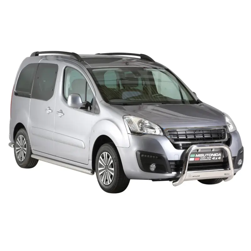 Neu Frontbügel Frontschutzbügel für Peugeot Partner 2018-2026 ø63mm Stahl Silber