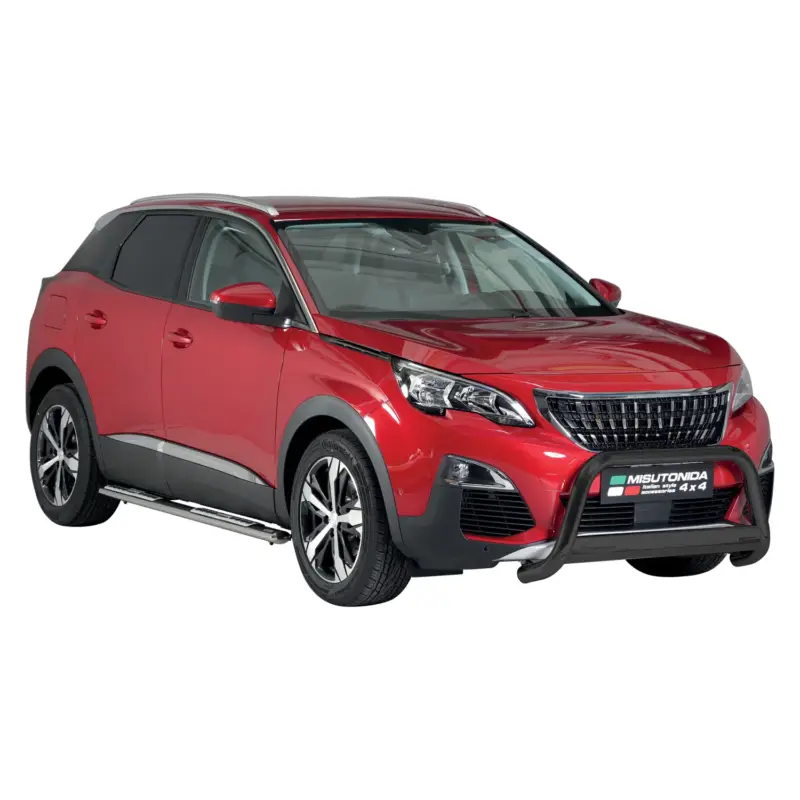 Markenware Frontbügel Frontschutzbügel für Peugeot 3008 2018-2021 ø63mm Stahl Schwarz