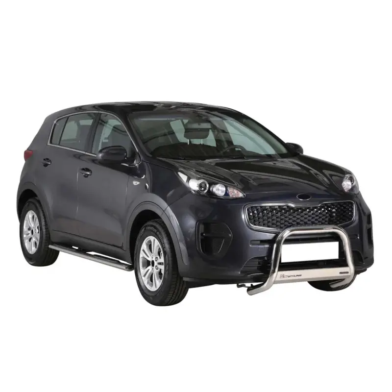 Super-Preis Frontbügel Frontschutzbügel für Kia Sportage 2016-2018 ø63mm Stahl Silber Schutz