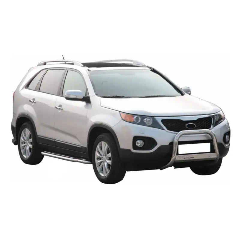 Preisknaller Frontbügel Frontschutzbügel für Kia Sorento 2009-2012 ø63mm Stahl Silber Schutz