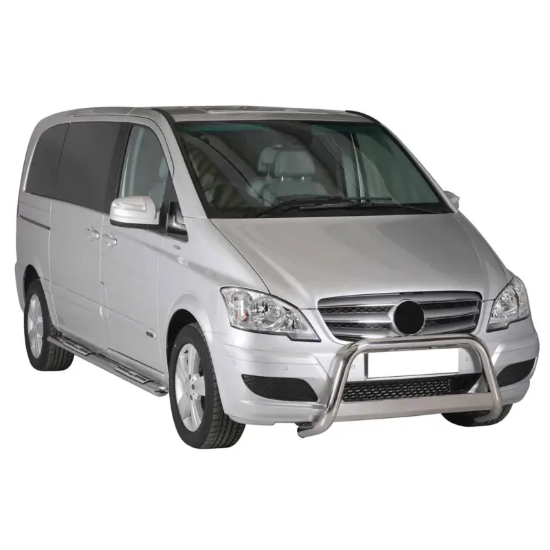 Top-Preis Frontbügel Frontschutzbügel für Mercedes Vito Viano 2010-2014 ø63mm Stahl Silber