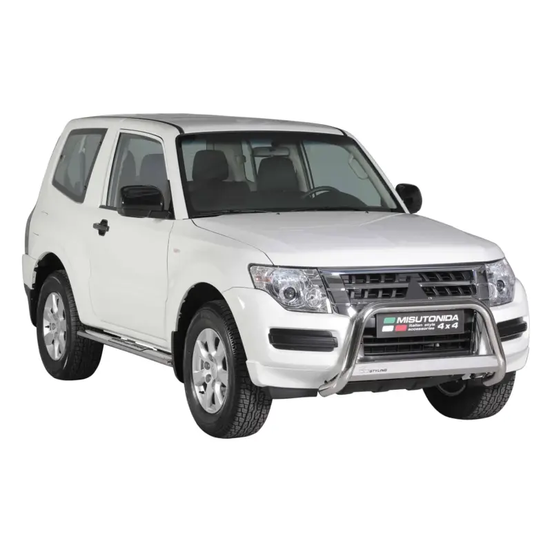 Neue Kollektion Frontbügel Frontschutzbügel für Mitsubishi Pajero 2015-2021 ø63mm Stahl Silber