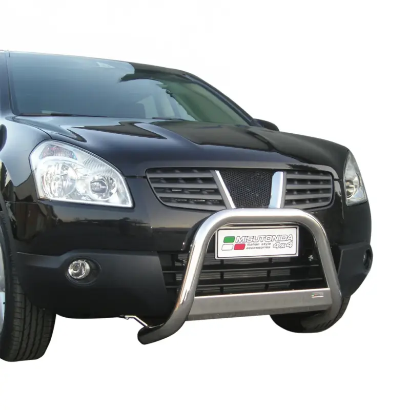 Frontbügel Frontschutzbügel für Nissan Qashqai 2007-2010 ø63mm Stahl Silber Sale