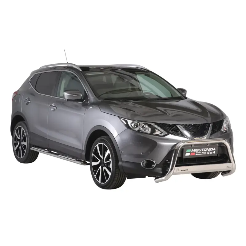 Mega-Angebot Frontbügel Frontschutzbügel für Nissan Qashqai 2017-2021 ø63mm Stahl Silber