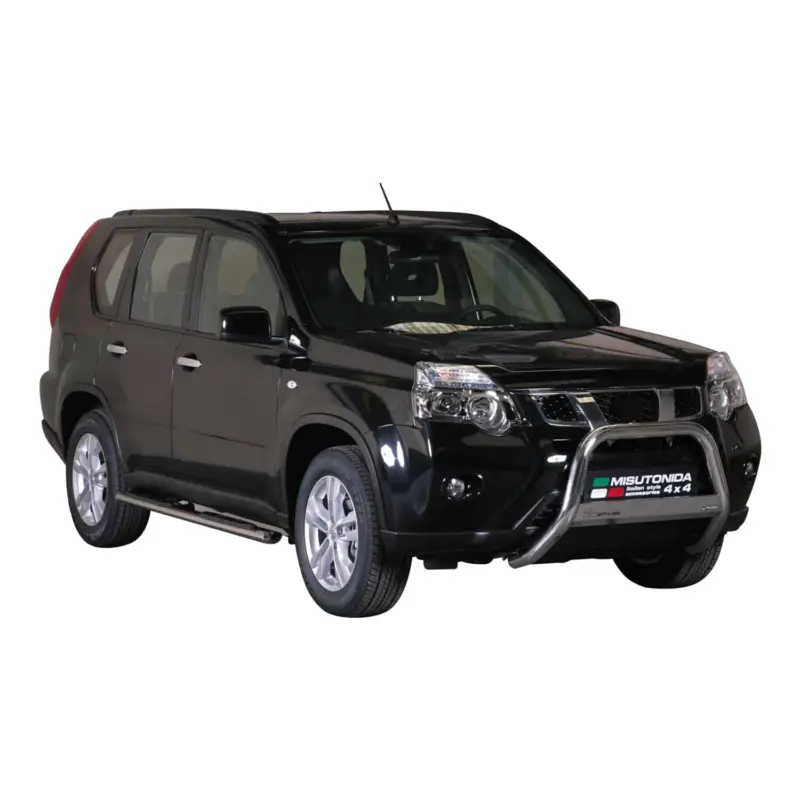 Frontbügel Frontschutzbügel für Nissan X-Trail 2011-2014 ø63mm Stahl Silber Online Kaufen