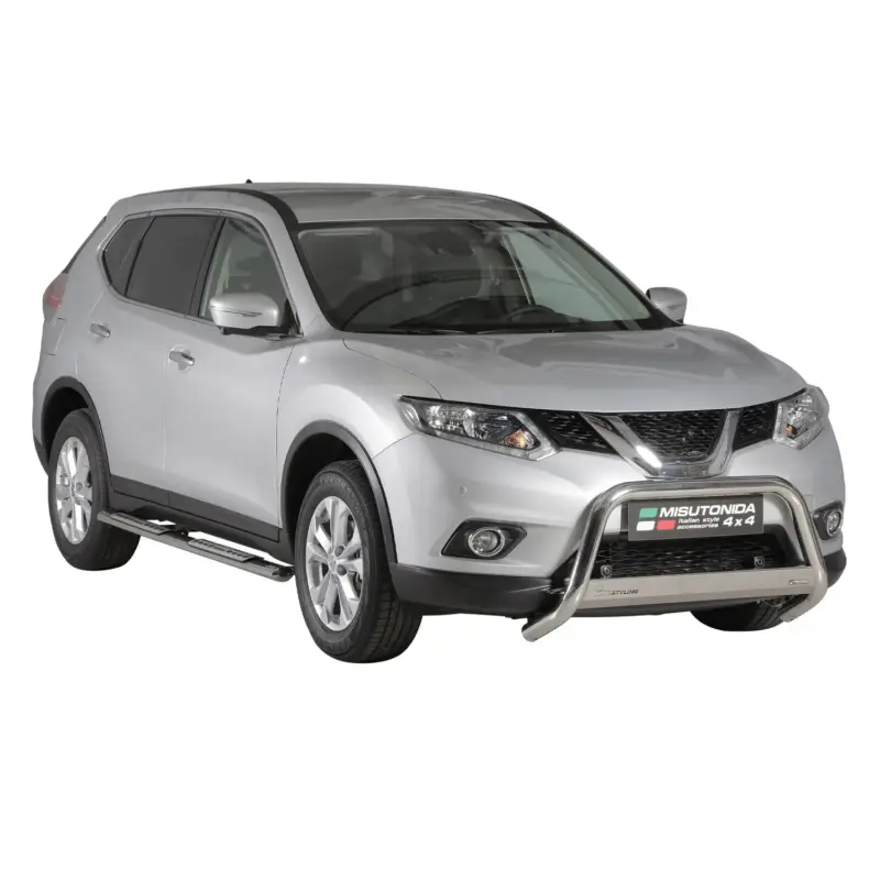 Nur Heute Frontbügel Frontschutzbügel für Nissan X-Trail 2015-2017 ø63mm Stahl Silber