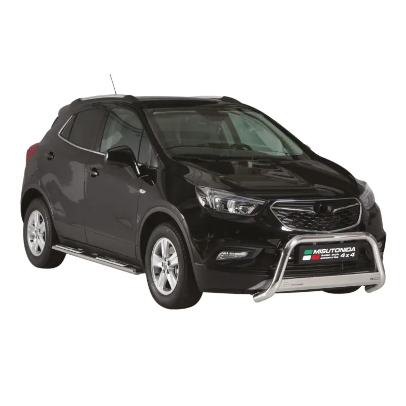 Frontbügel Frontschutzbügel für Opel Mokka X 2016-2019 ø63mm Stahl Silber Schutz Versand Am Gleichen Tag