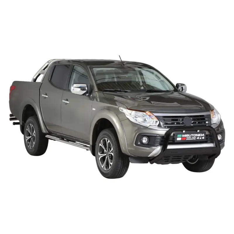 Meistverkauft Frontbügel Frontschutzbügel für Fiat Fullback 2016-2019 ø63mm Stahl Schwarz