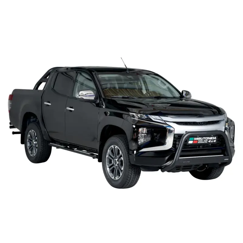 Direktkauf Frontbügel Frontschutzbügel für Mitsubishi L200 Club Cab 2019-2023 ø63 Schwarz
