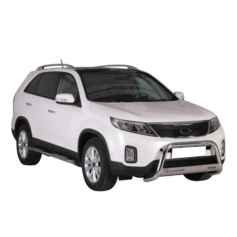 Wochenendangebot Frontbügel Frontschutzbügel für Kia Sorento 2012-2015 ø63mm Stahl Silber Schutz