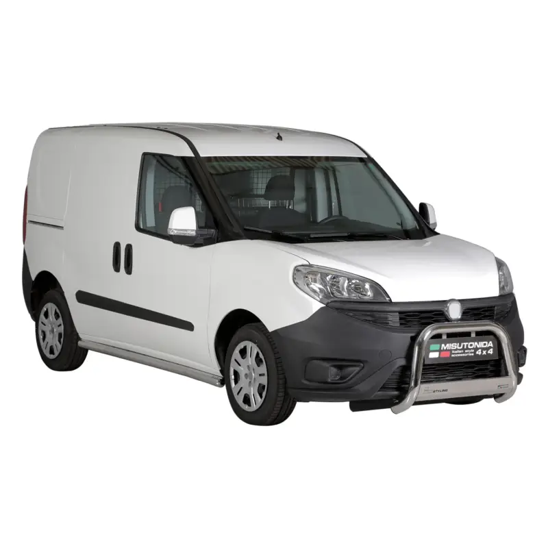 Online Kaufen Frontbügel Frontschutzbügel für Fiat Doblo 2015-2022 ø63mm Stahl Silber Schutz