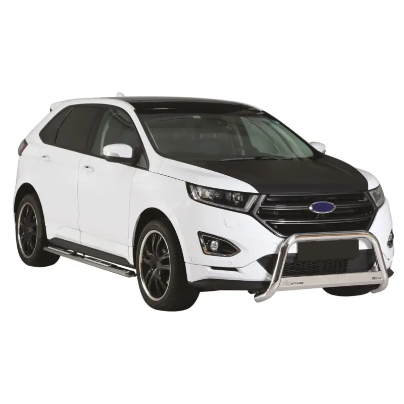 Sonderaktion Frontbügel Frontschutzbügel für Ford Edge 2014-2018 ø63mm Stahl Silber Schutz