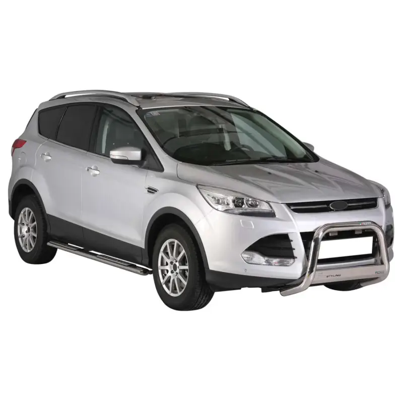Sonderaktion Frontbügel Frontschutzbügel für Ford Kuga II 2012-2017 Pre-FL ø63mm Stahl Silber