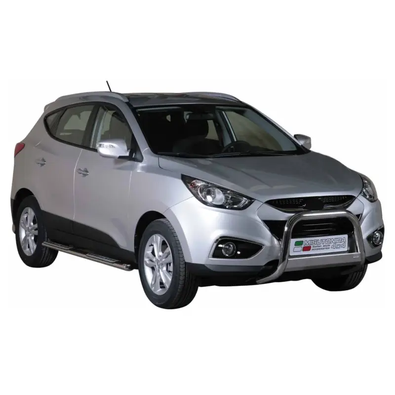 Frontbügel Frontschutzbügel für Hyundai ix35 2009-2015 ø63mm Stahl Silber Schutz Neuheit