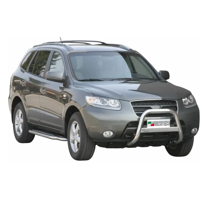 Frontbügel Frontschutzbügel für Hyundai Santa Fe 2006-2009 ø63mm Stahl Silber Neu Im Sortiment