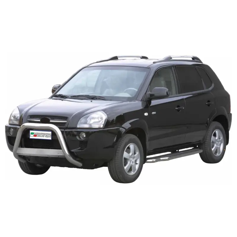 Schneller Versand Frontbügel Frontschutzbügel für Hyundai Tucson 2004-2009 ø63mm Stahl Silber