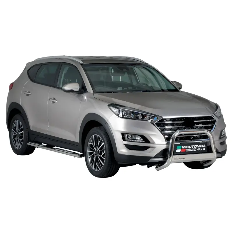 Frontbügel Frontschutzbügel für Hyundai Tucson 2018-2021 ø63mm Stahl Silber Letzte Chance