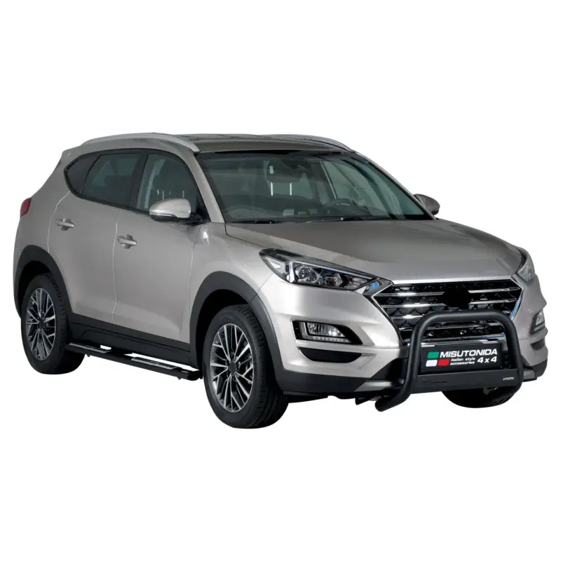 Frontbügel Frontschutzbügel für Hyundai Tucson 2018-2021 ø63mm Stahl Schwarz Markenprodukt