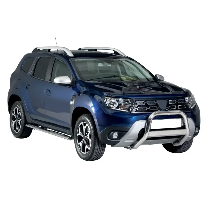 Sichere Zahlung Frontbügel Frontschutzbügel für Dacia Duster 2018-2020 ø63mm Stahl Silber Schutz