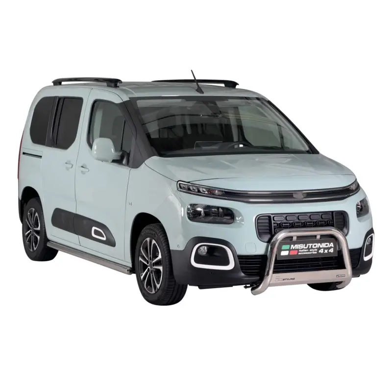 Frontbügel Frontschutzbügel für Citroen Berlingo 2018-2026 ø63mm Stahl Silber Sale