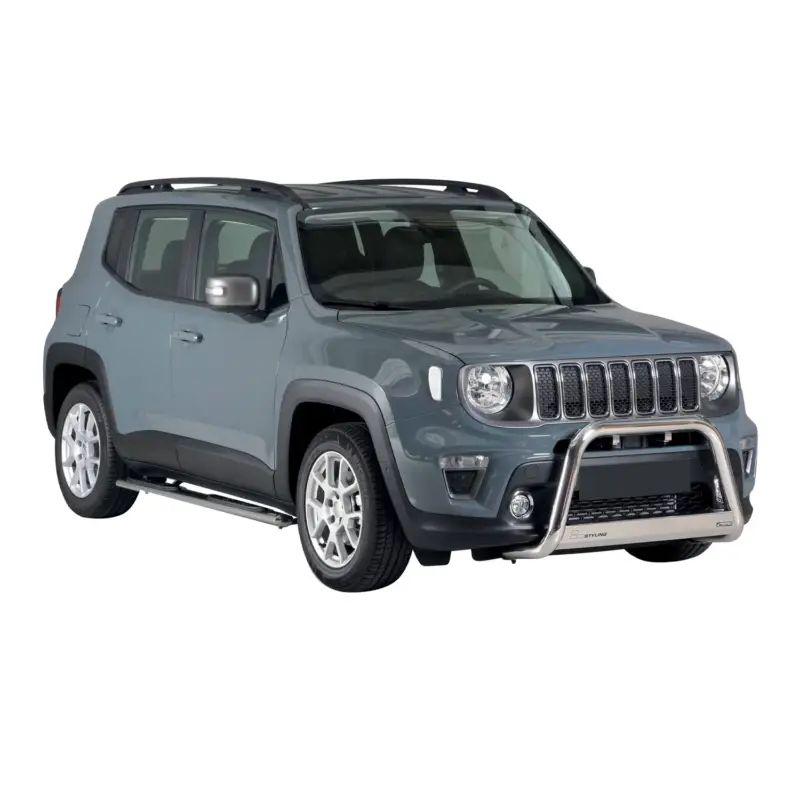 Sofort Bestellen Frontbügel Frontschutzbügel für Jeep Renegade 2018-2022 ø63mm Stahl Silber
