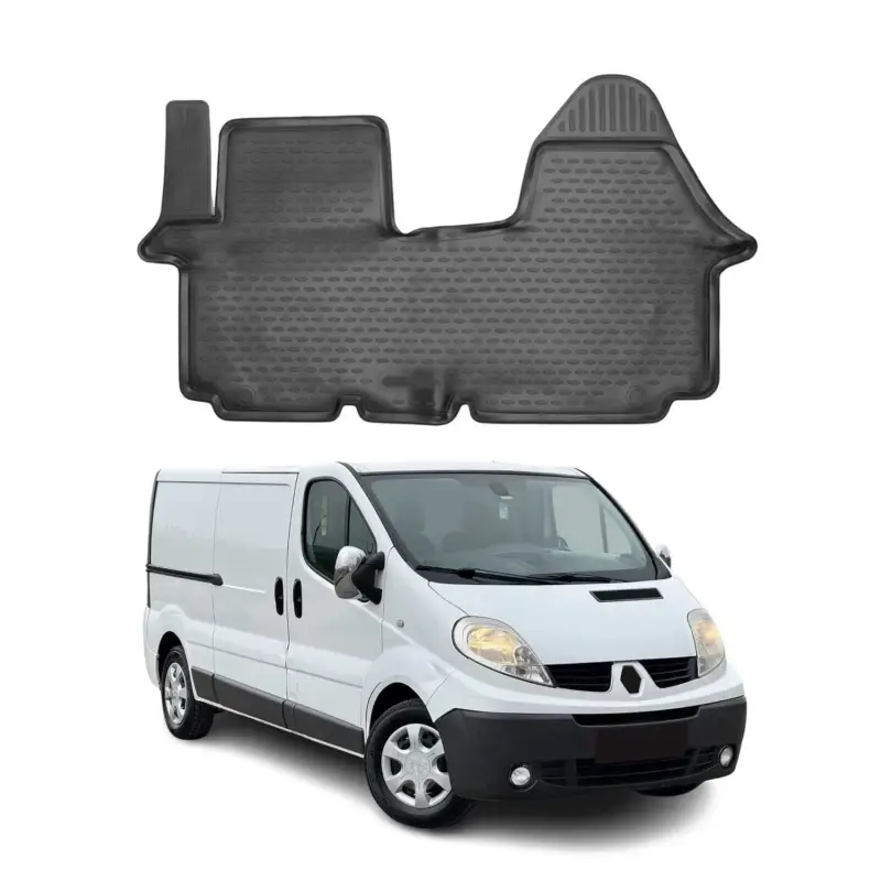 OMAC Gummimatten Fußmatten für Renault Traffic 2006-2014 TPE Matten Schwarz 1x Neuheit