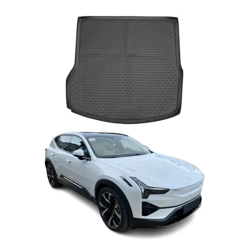 Mega-Angebot Kofferraummatte Kofferraumwanne für Polestar 2 2020-2026 Gummi TPE Schwarz