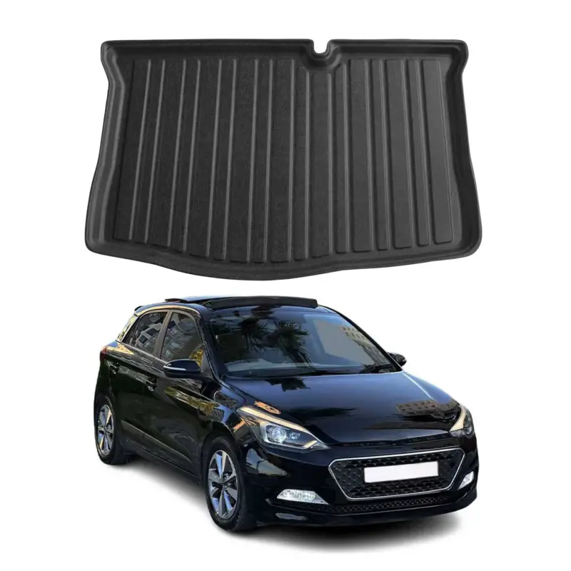 Bestseller Kofferraumwanne Laderaumwanne für Hyundai i20 2014-2020 Gummi TPE Schwarz