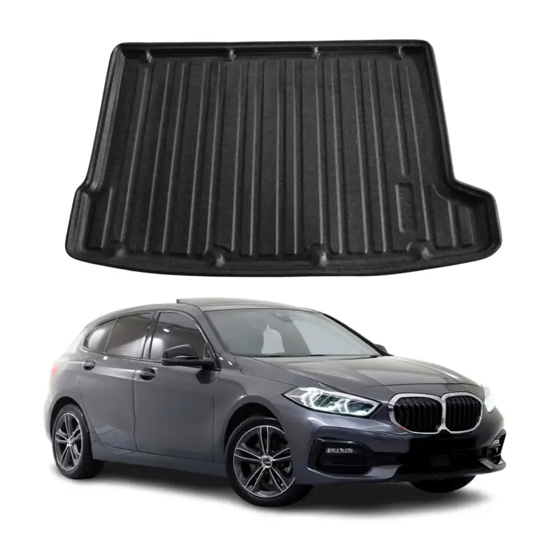 Kofferraumwanne Laderaumwanne für BMW 1er F40 2019-2024 Gummi TPE Schwarz Meistverkauft