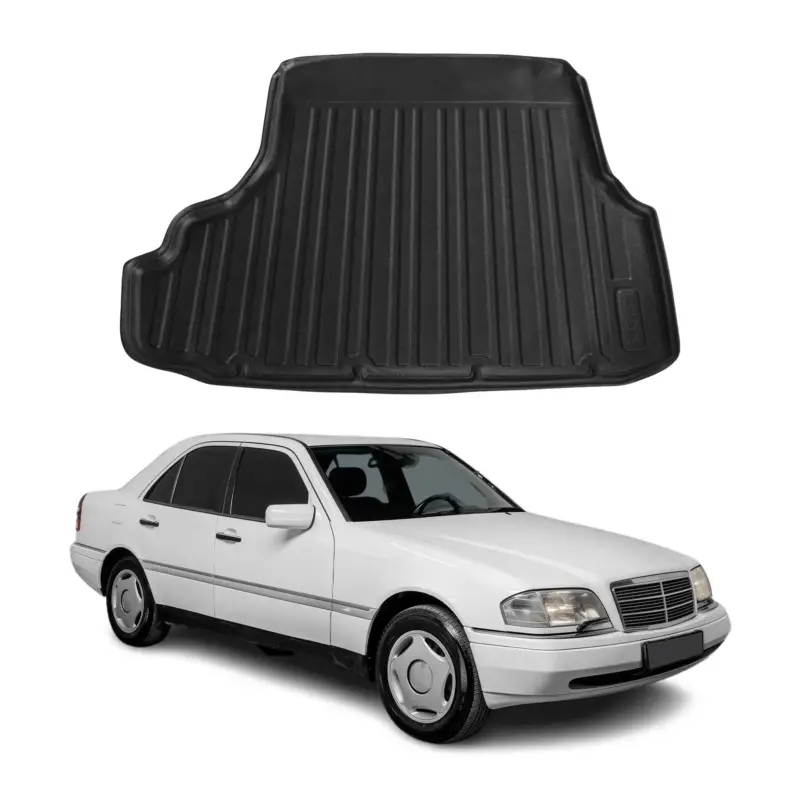 Kofferraumwanne Laderaumwanne für Mercedes C Klasse W202 1993-2000 Gummi TPE Super-Preis