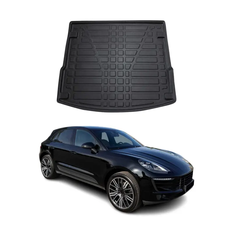 Abverkauf Kofferraumwanne Laderaumwanne für Porsche Macan 2015-2026 Gummi TPE Schwarz