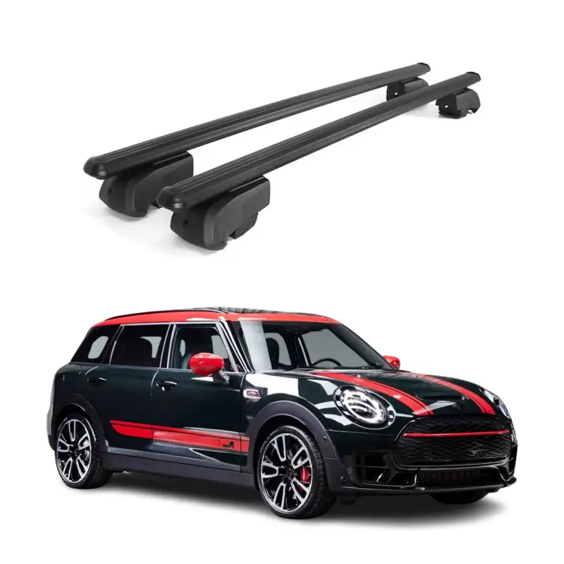 Dachträger Gepäckträger für Mini Clubman F54 SW 2015-2023 ABE Alu Schwarz 2x Jetzt Kaufen