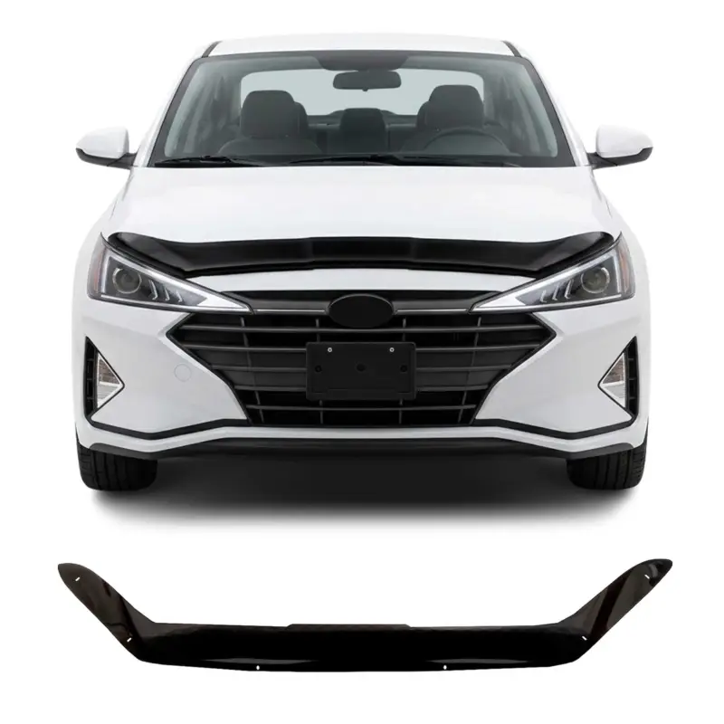 Motorhaube Deflektor Insektenschutz für Hyundai Elantra 2018-2021 Dunkel Nur Heute