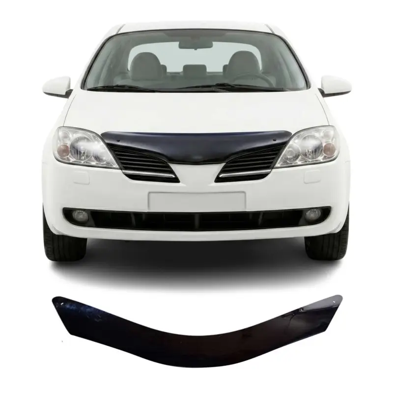 Motorhaube Deflektor Insektenschutz für Nissan Primera 2002-2008 Dunkel Aktuell