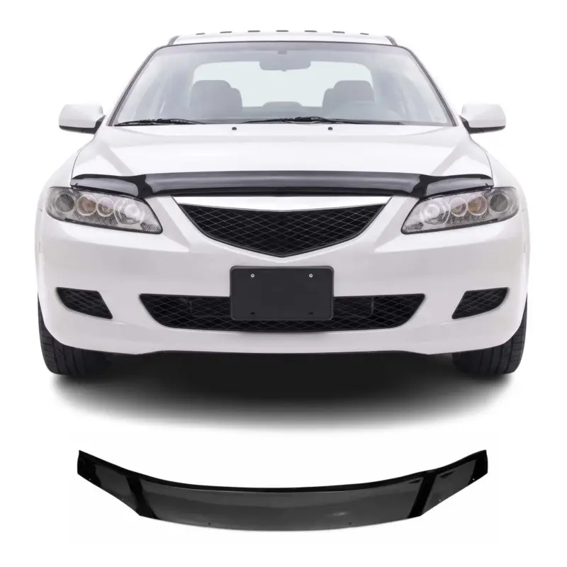 Motorhaube Deflektor Insekten Steinschlagschutz für Mazda 6 GH 2008-2012 Dunkel Top-Angebot