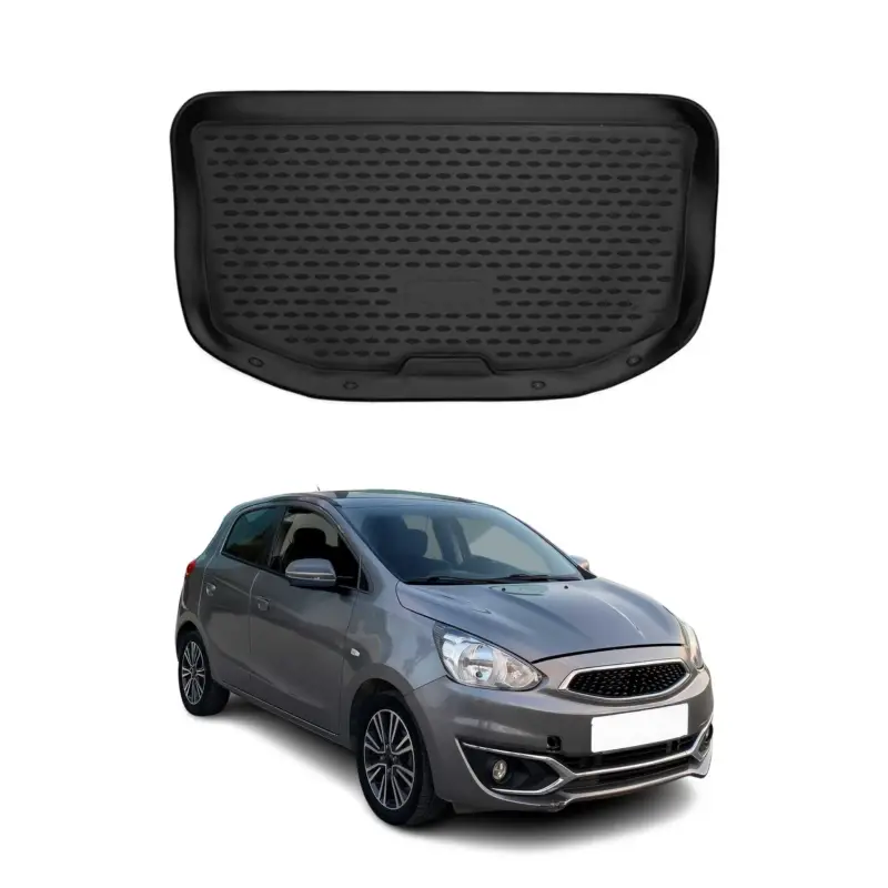 Sichere Zahlung Kofferraummatte Kofferraumwanne für Mitsubishi Space Star 2017-2021 Gummi TPE